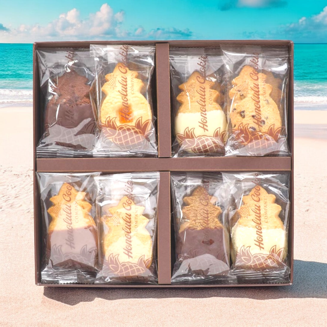 Honolulu Cookie Company 🍍 Signature Gift Box Premium Collection – Large 🍍 (27 Cookies)