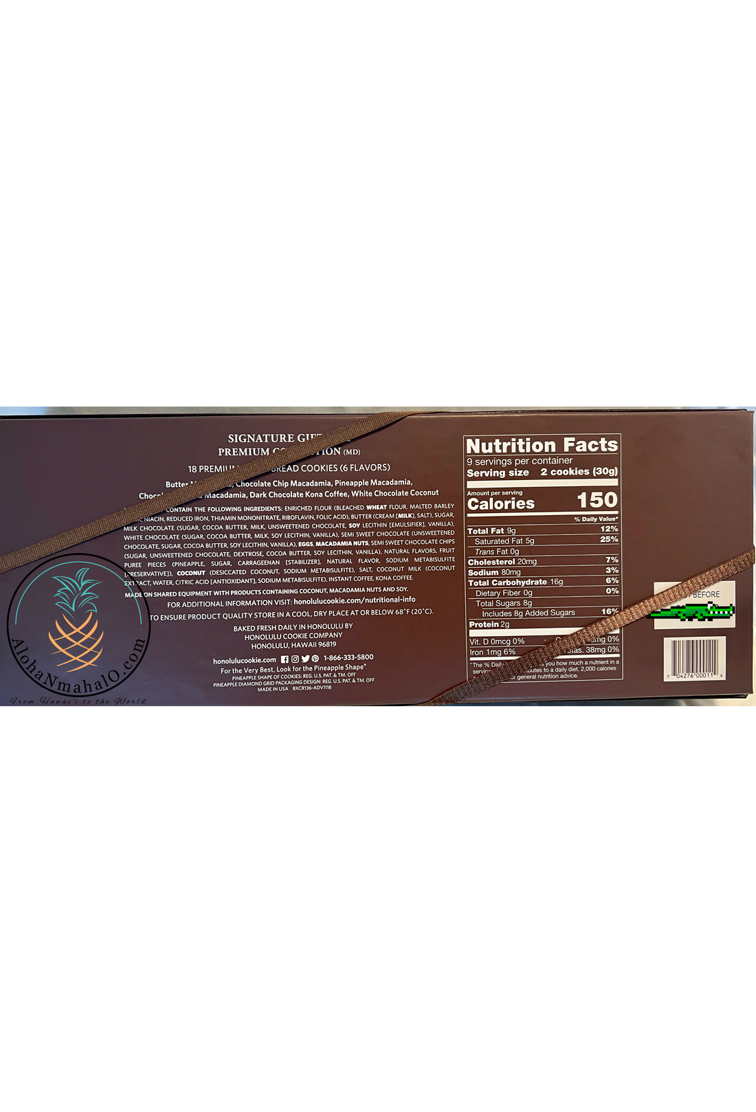 Premium Shortbread Cookies / Premium Collection / Honolulu Cookie Company