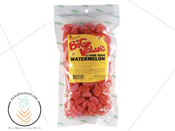 Enjoy Hawaii Li Hing Mui Sour Watermelon Candy 14 Ounce